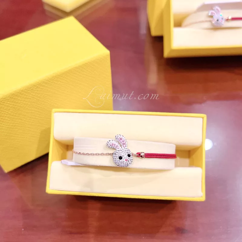 Lắc Tay Swarovski Thỏ Ngọc Zodiac Rabbit Bracelet 5647976