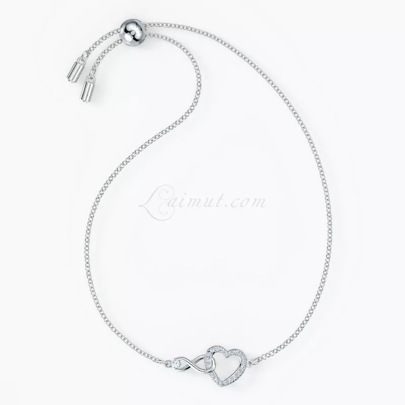 Lắc Tay Tình Yêu Swarovski Infinity And Heart Bracelet 5524421