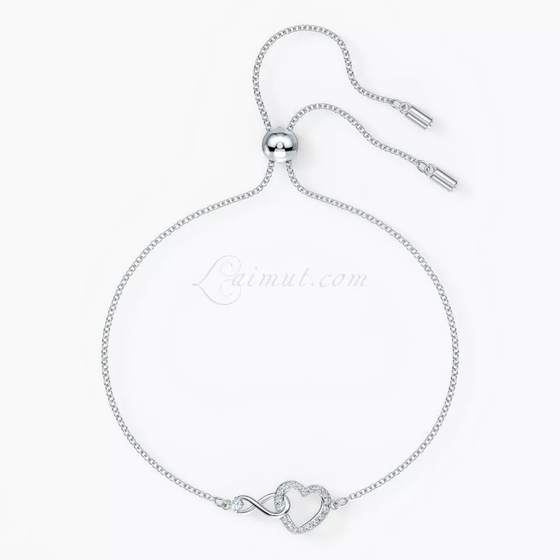 Lắc Tay Tình Yêu Swarovski Infinity And Heart Bracelet 5524421