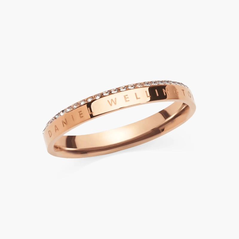 Nhẫn Daniel Wellington Chính Hãng Classic Aura Ring Rose Gold, Vàng Hồng