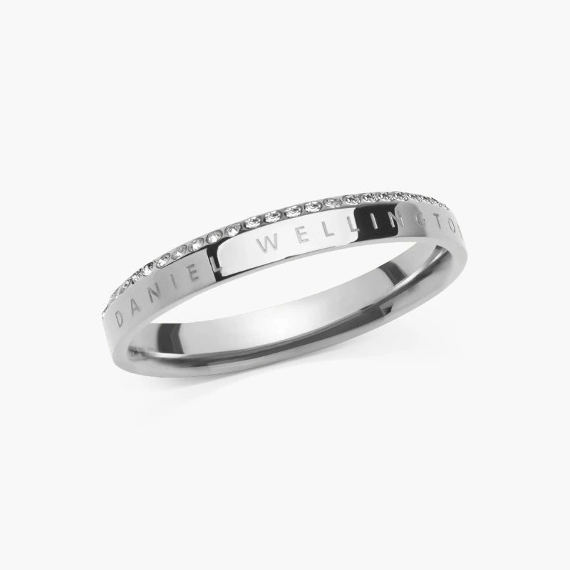 Nhẫn Daniel Wellington Chính Hãng Classic Aura Ring Silver, Màu Bạc