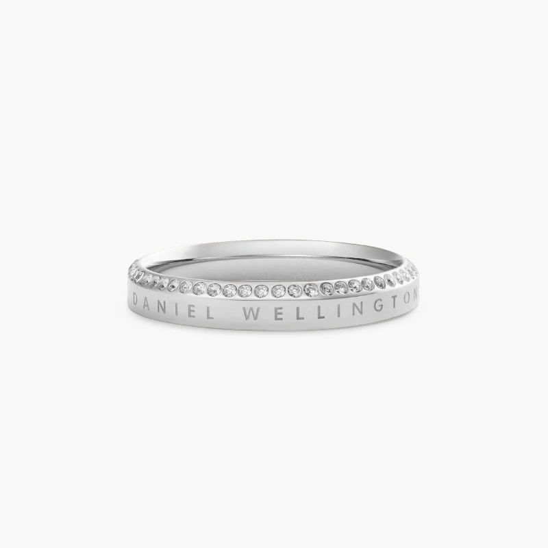 Nhẫn Daniel Wellington Chính Hãng Classic Aura Ring Silver, Màu Bạc