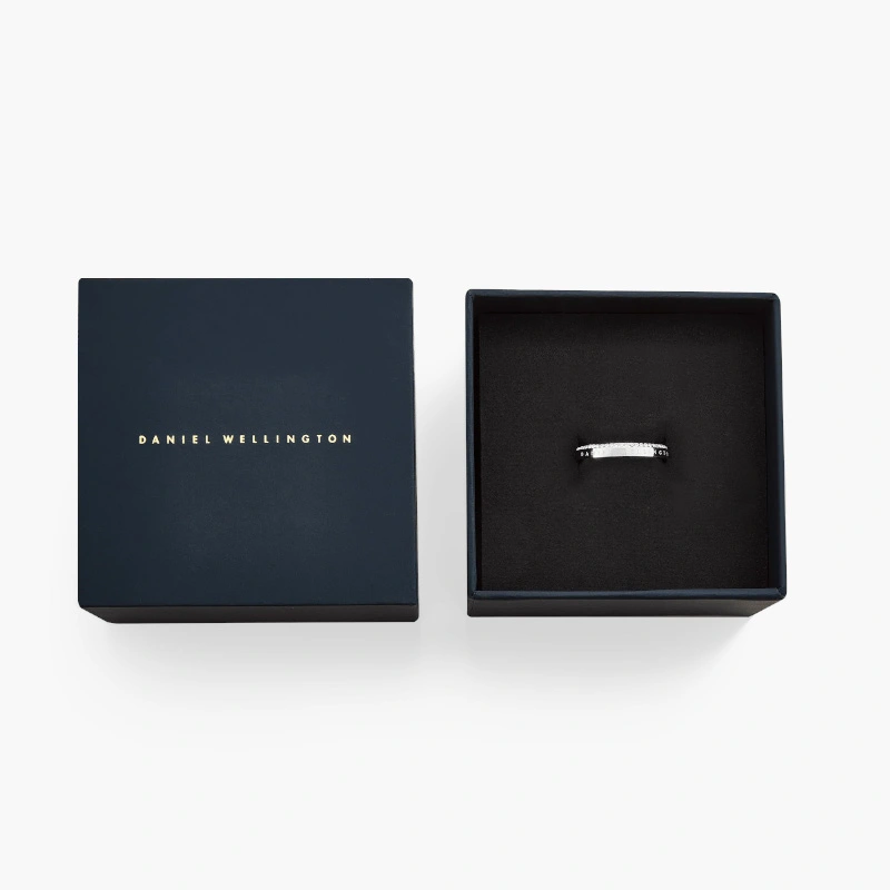 Nhẫn Daniel Wellington Chính Hãng Classic Aura Ring Silver, Màu Bạc