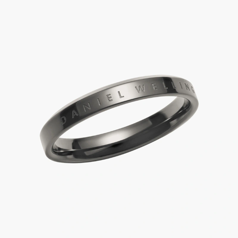 Nhẫn Daniel Wellington Chính Hãng Classic Ring Graphite, Màu Xám