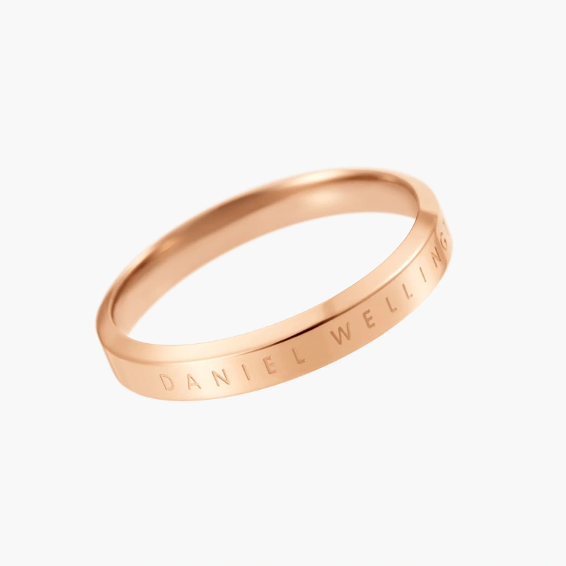 Nhẫn Daniel Wellington Chính Hãng Classic Ring Rose Gold, Màu Vàng Hồng