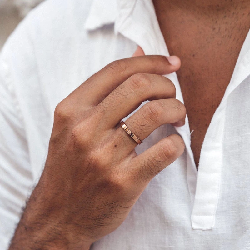 Nhẫn Daniel Wellington Chính Hãng Classic Ring Rose Gold, Màu Vàng Hồng