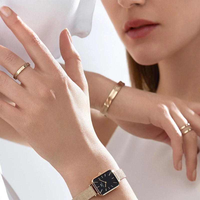 Nhẫn Daniel Wellington Chính Hãng Classic Ring Rose Gold, Màu Vàng Hồng