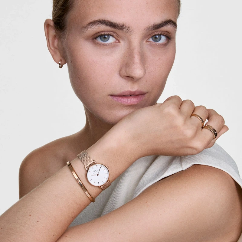 Nhẫn Daniel Wellington Chính Hãng Classic Ring Rose Gold, Màu Vàng Hồng