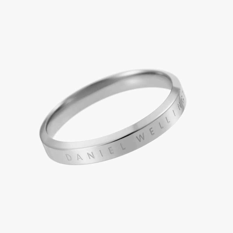 Nhẫn Daniel Wellington Chính Hãng Classic Ring Silver, Màu Bạc