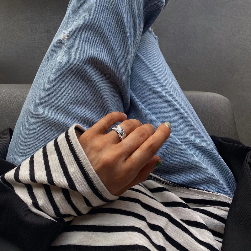 Nhẫn Daniel Wellington Chính Hãng Elevation Ring Silver, Bạc