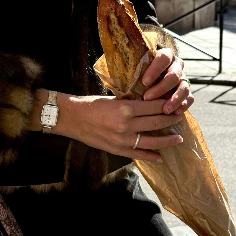 Nhẫn Daniel Wellington Chính Hãng Pavé Crystal Ring, Vàng Gold