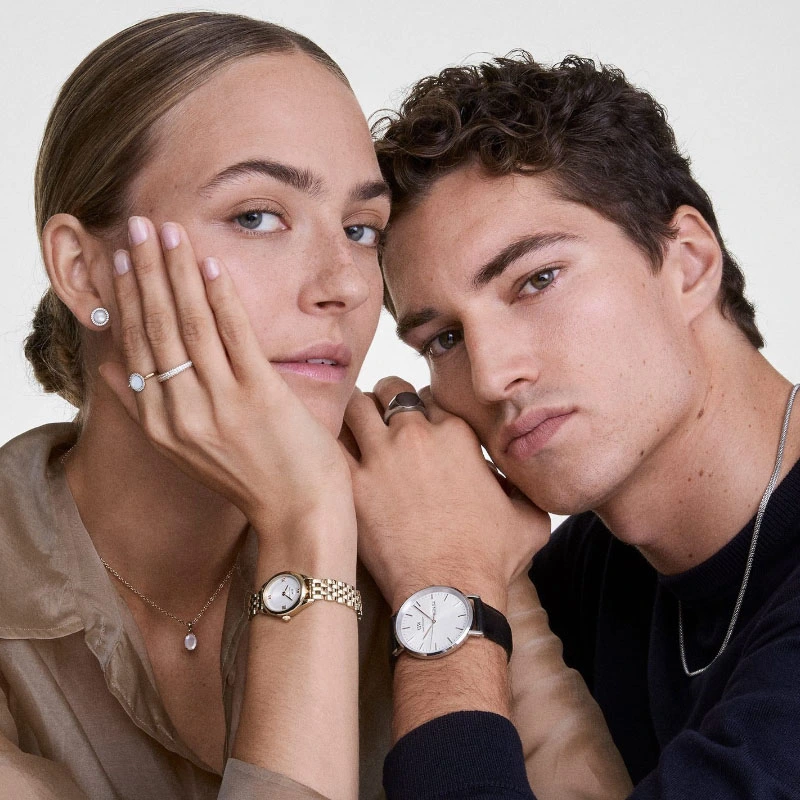 Nhẫn Daniel Wellington Chính Hãng Pavé Crystal Ring, Vàng Gold