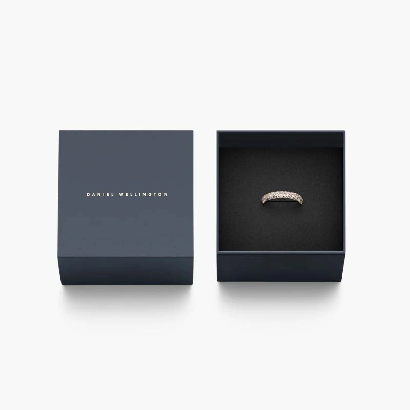 Nhẫn Daniel Wellington Chính Hãng Pavé Crystal Ring, Vàng Hồng