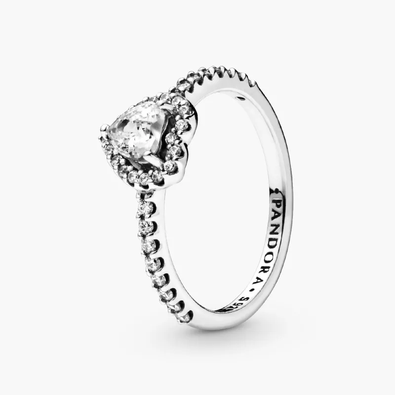 Nhẫn Pandora chính hãng Elevated Heart Ring 198421C01