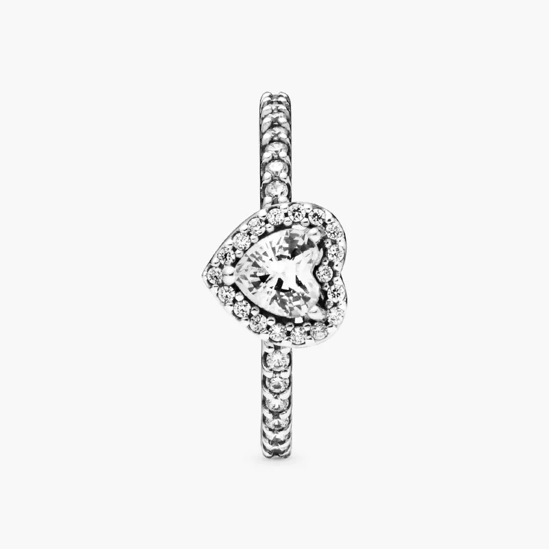 Nhẫn Pandora chính hãng Elevated Heart Ring 198421C01