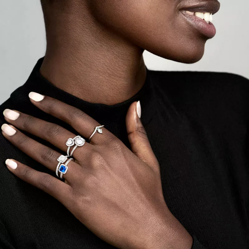 Nhẫn Pandora chính hãng Elevated Heart Ring 198421C01