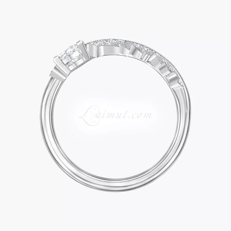 Nhẫn Swarovski Lông Vũ Chính Hãng Nice Ring - Hình ảnh 2