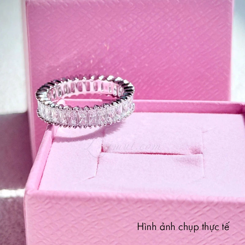 Nhẫn Swarovski 5714335 5714334 Matrix Ring | Ảnh thật 01