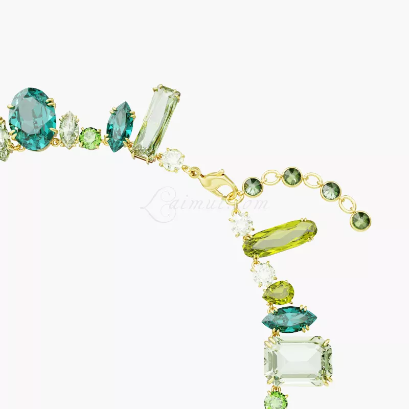 Vòng Cổ Swarovski Chính Hãng Green Gema Necklace - Hình ảnh 3
