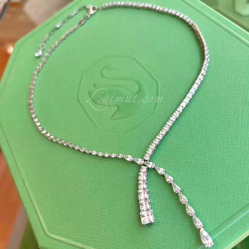 Vòng Cổ Swarovski Chính Hãng Matrix Y Necklace 5692533