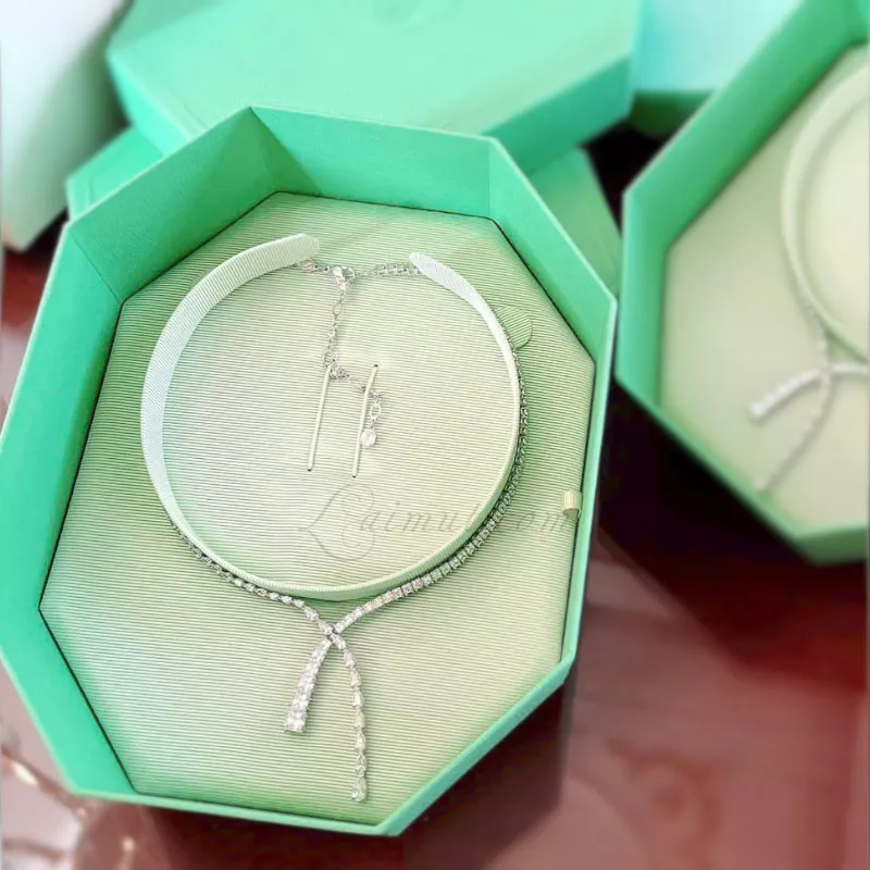 Vòng Cổ Swarovski Chính Hãng Matrix Y Necklace 5692533