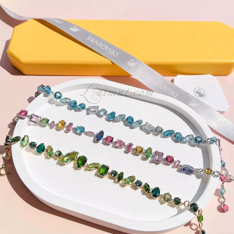 Vòng Swarovski Chính Hãng Green Gema Bracelet - Hình ảnh 8
