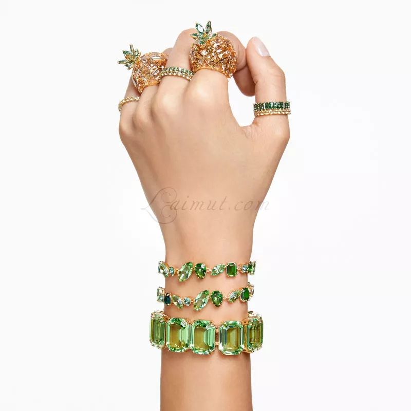 Vòng Swarovski Chính Hãng Green Gema Bracelet 5652822