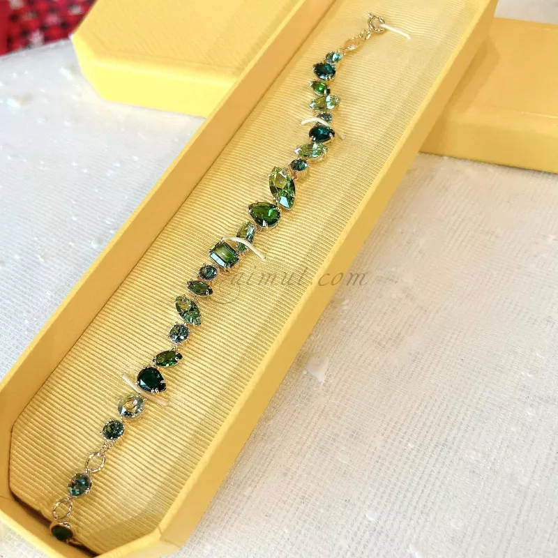 Vòng Swarovski Chính Hãng Green Gema Bracelet 5652822
