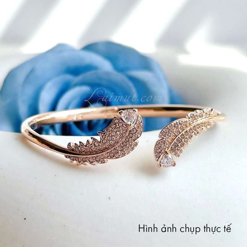 Vòng Tay Swarovski Lông Vũ Nice Bangle 5663478, 5663479