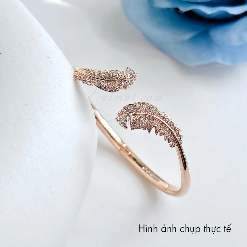 Vòng Tay Swarovski Lông Vũ Nice Bangle 5663478, 5663479