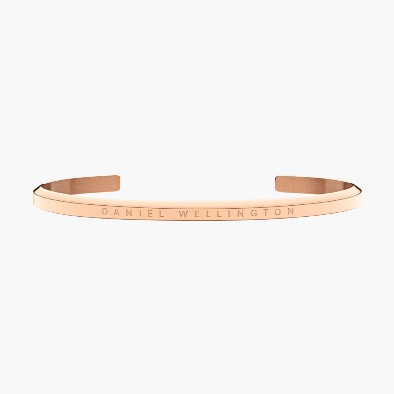 Vòng Cuff Daniel Wellington DW00400003 DW00400001 Chính Hãng Classic Bracelet, Màu Vàng Hồng