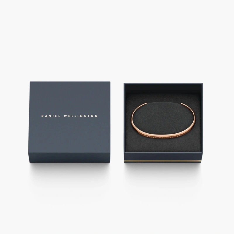 Vòng Cuff Daniel Wellington DW00400003 DW00400001 Chính Hãng Classic Bracelet, Màu Vàng Hồng