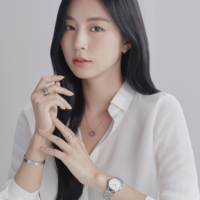 Vòng Tay Daniel Wellington Chính Hãng DW00400143 Elan Bracelet Silver, Bạc