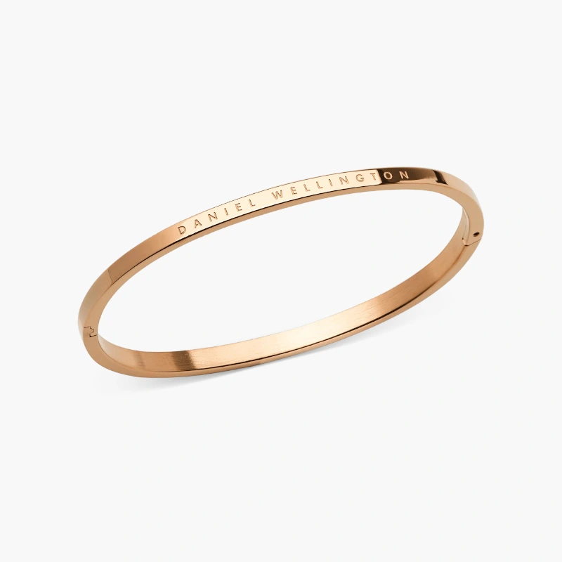 Vòng Tay Daniel Wellington DW00401654 DW00401645 Classic Bangle Chính Hãng Rose Gold