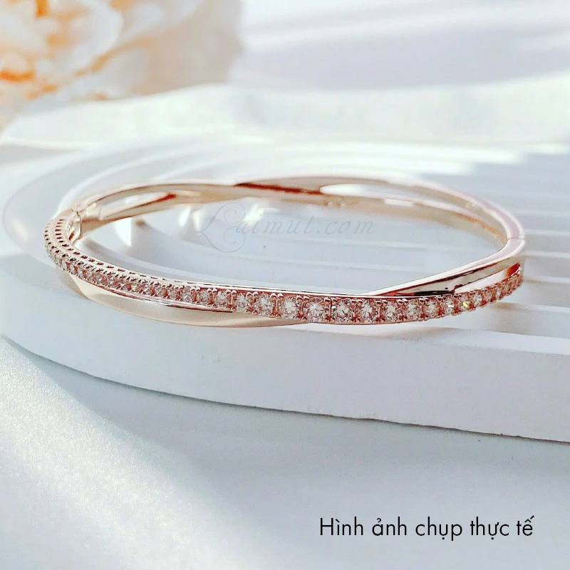 Vòng Tay Swarovski Chính Hãng Hyperbola Bangle 5620552