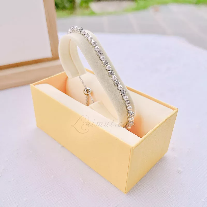 Lắc Tay Swarovski Chính Hãng Matrix Pearl Bracelet 5689633
