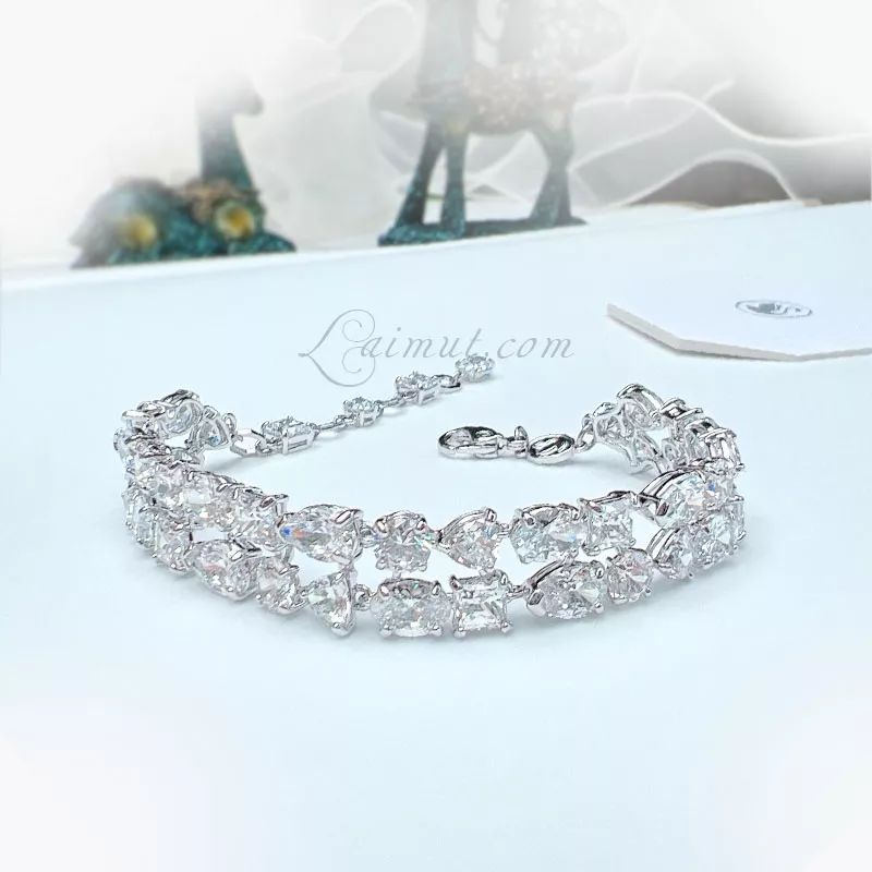 Vòng Tay Swarovski Chính Hãng Mixed Cuts Mesmera Bracelet - Hình ảnh 3