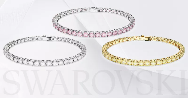 Vòng Tay Swarovski Matrix Tennis Bracelet 5648930, 5648936, 5648934