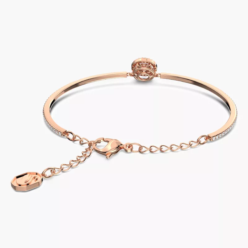 Vòng Tay Swarovski Đá Nhảy Chính Hãng Round Cut Sparkling Dance Bangle - Hình ảnh 4