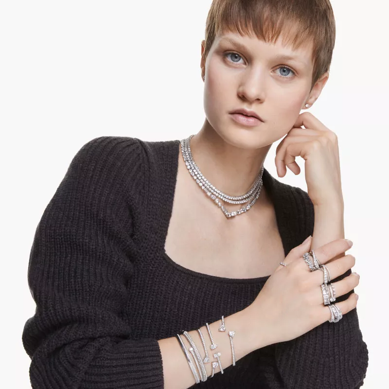 Vòng Tay Swarovski Chính Hãng Stone Bangle 5032845