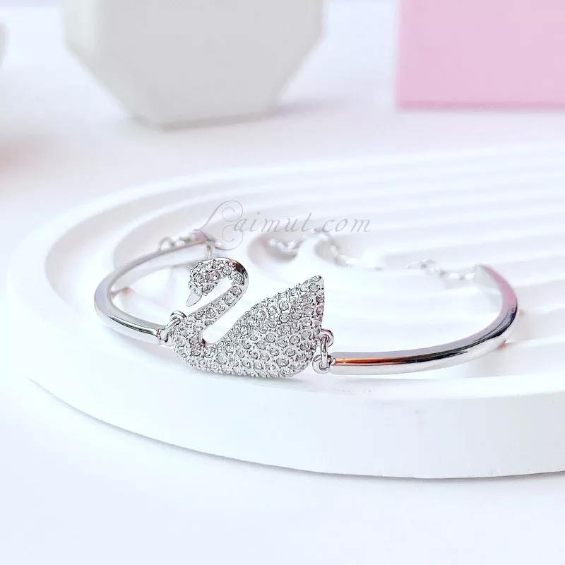 Vòng Tay Swarovski Thiên Nga Chính Hãng Swan Bangle 5011990