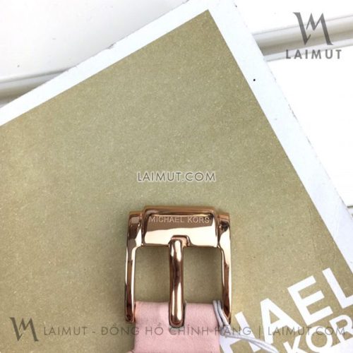 Đồng Hồ Chính Hãng Michael Kors Nữ Mini Parker Pink Leather 33mm - Hình ảnh 3