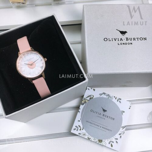 Đồng Hồ Olivia Burton Chính Hãng 3D Daisy Rose Gold & Dusty Pink 30mm