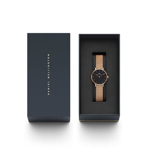 Đồng hồ DW nữ Classic Petite Melrose Black Rose Gold