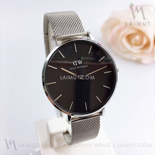 Đồng Hồ DW Nữ Chính Hãng Classic Petite Sterling Black Silver