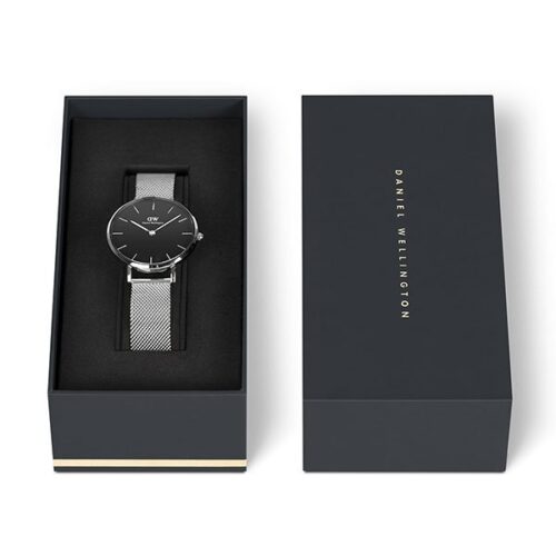 Đồng Hồ Chính Hãng DW Nữ Classic Petite Black Sterling Silver