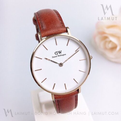 Đồng Hồ DW Nữ Chính Hãng Classic Petite St Mawes White