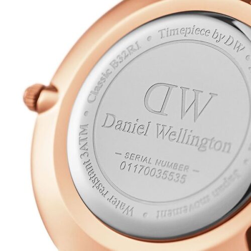 Đồng hồ DW nữ Classic Petite Reading White Rose Gold