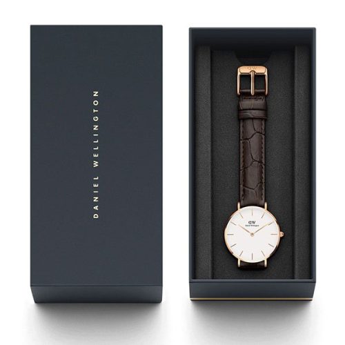 Đồng hồ DW nữ Classic Petite York White Rose Gold