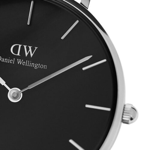 Đồng hồ DW nữ Classic Petite Ashfield Black Silver